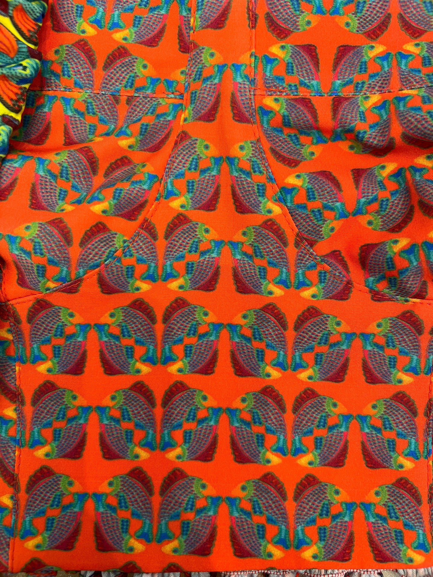 Top bustier con estampado exclusivo “fish of love”
