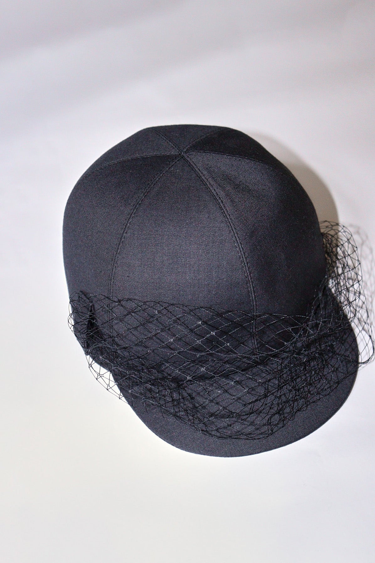 Grey Boycap with a veil