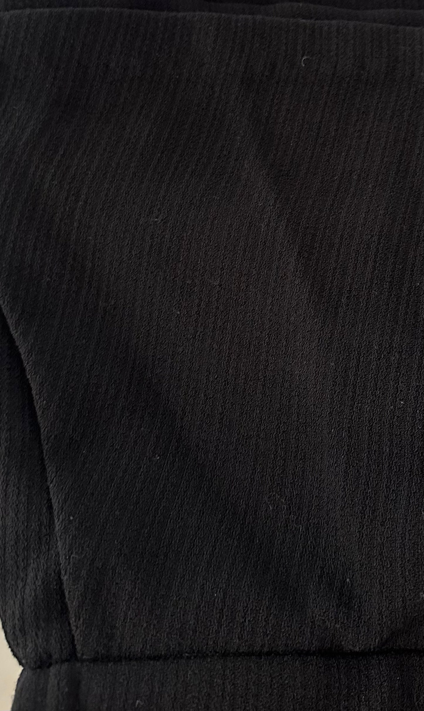 Black tweed skort