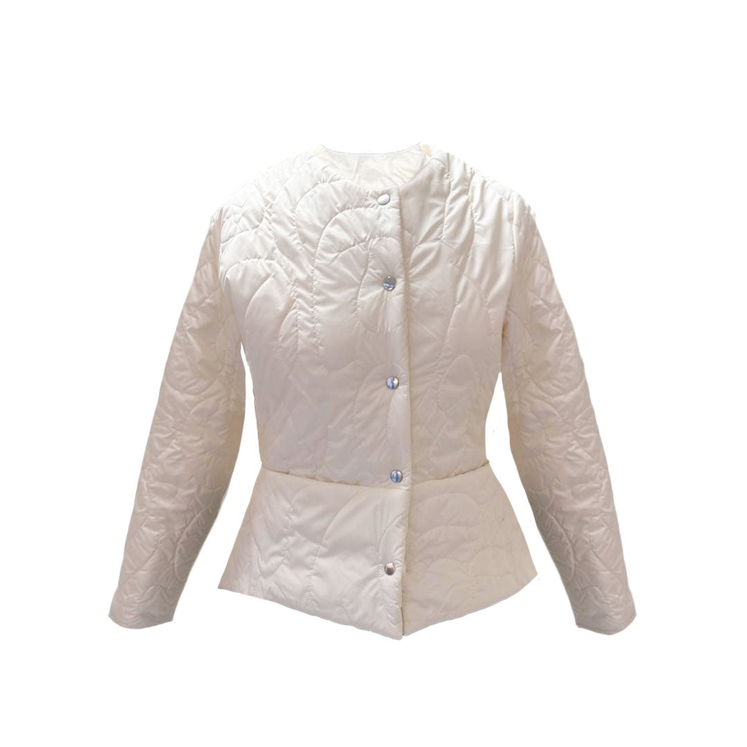 Padded jacket with baska