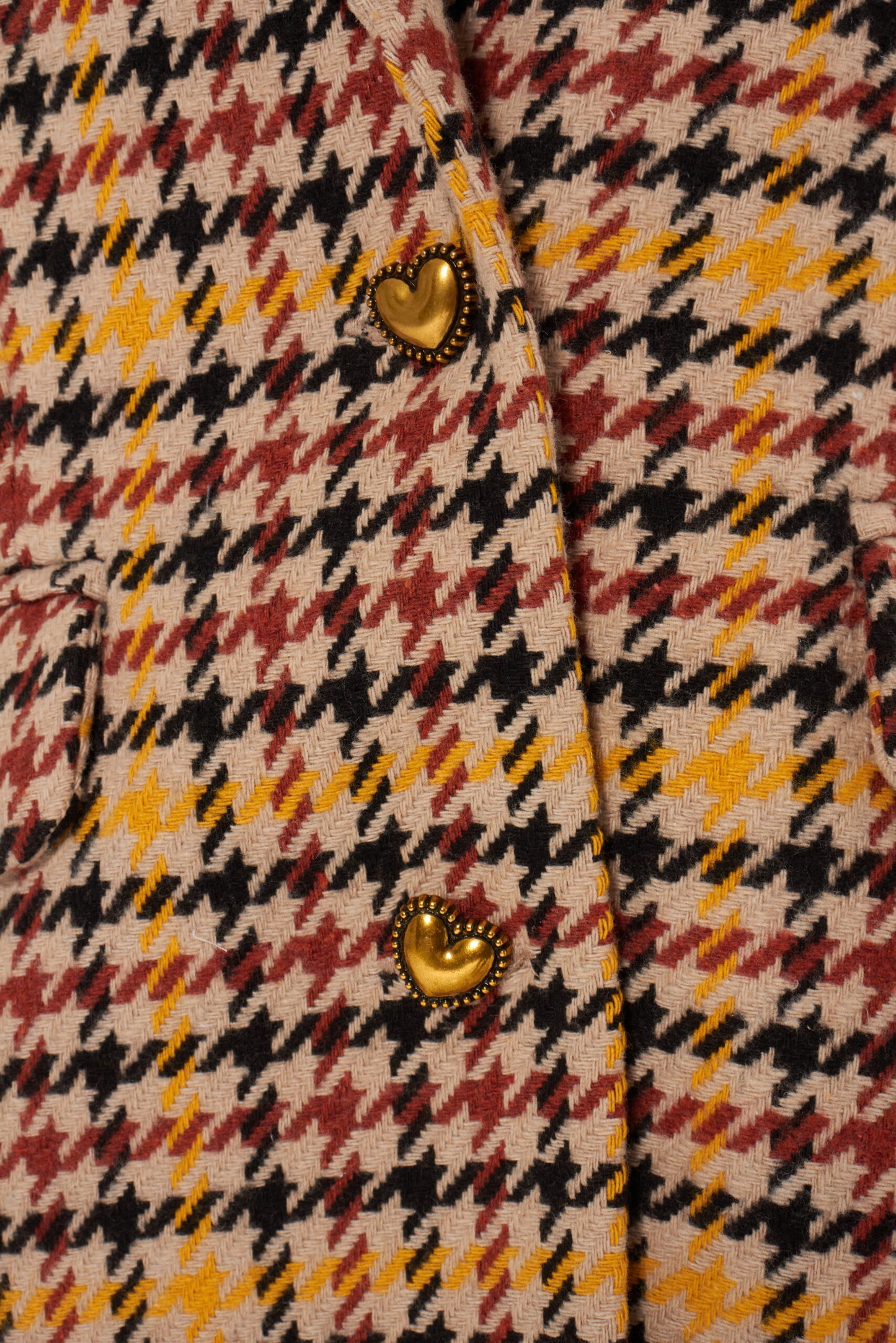 Chaqueta alargada de cuadros