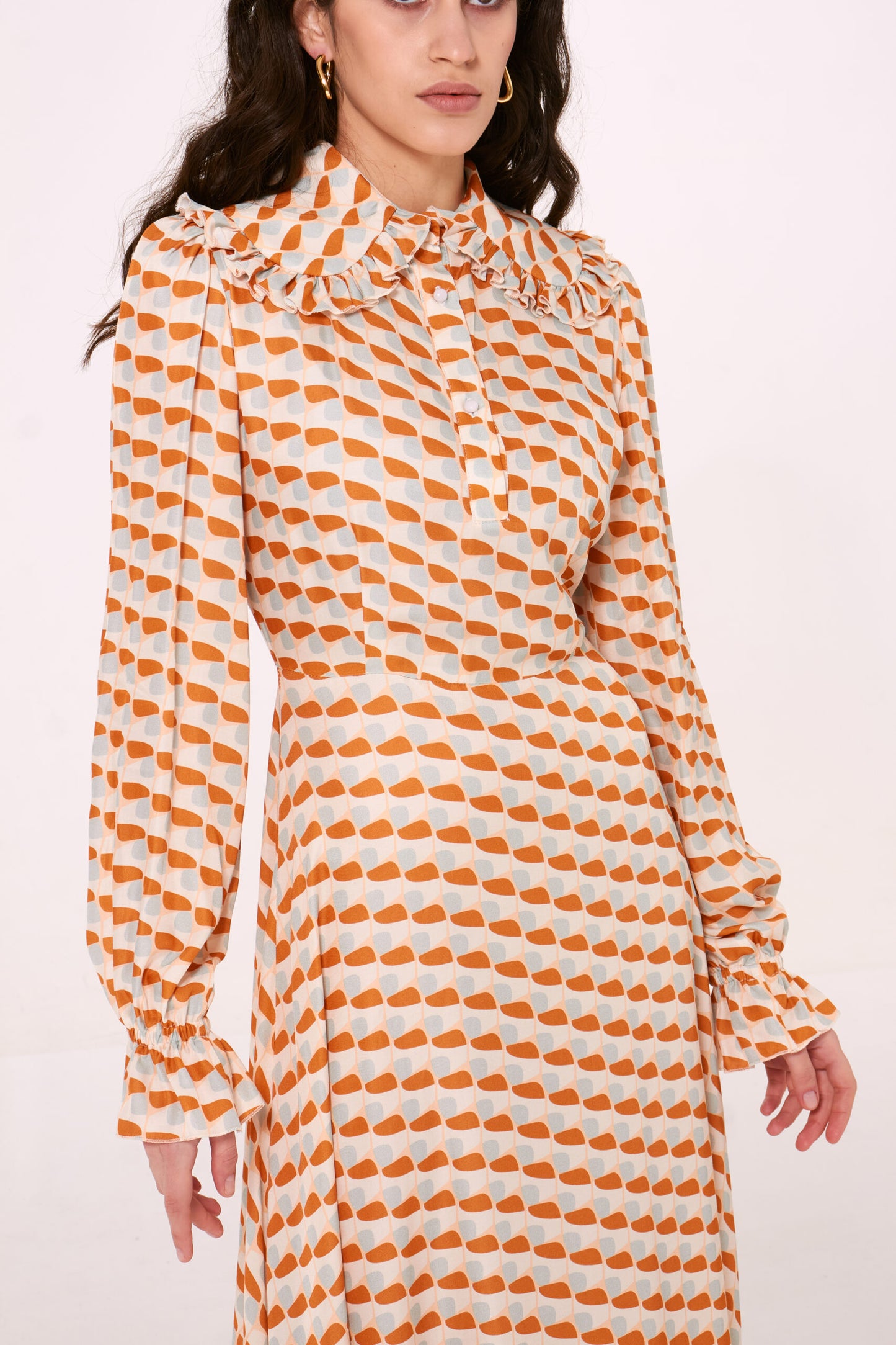 Fantasy Dress with Peter Pan collar