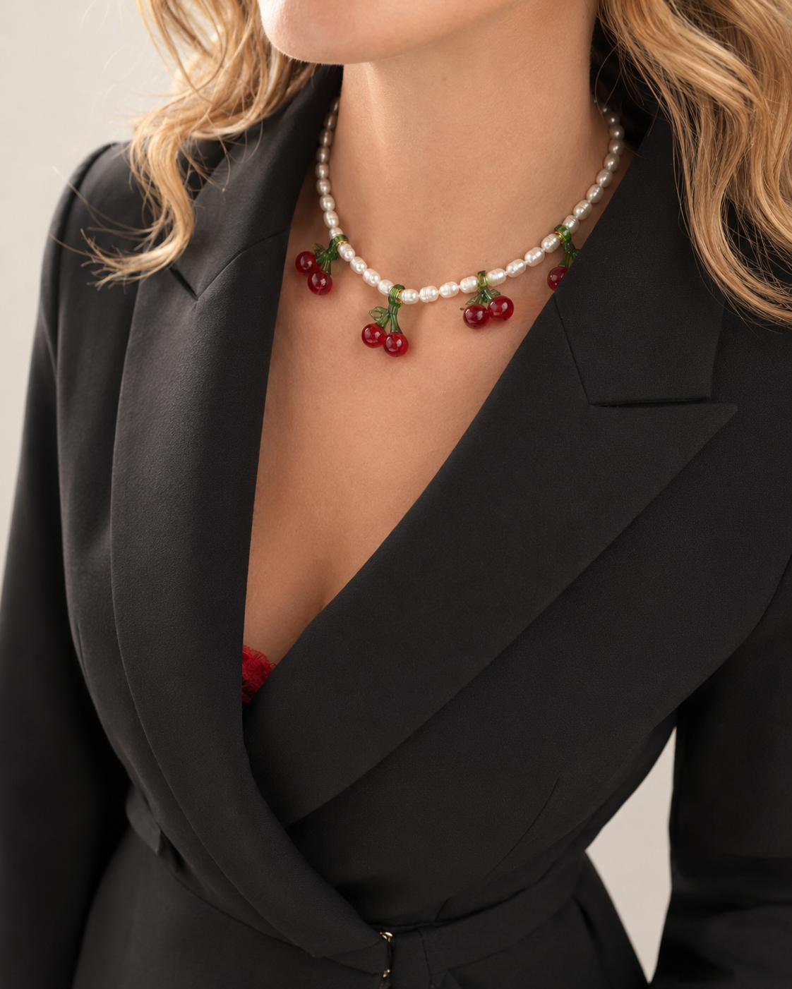 Cherry Bloom Necklace