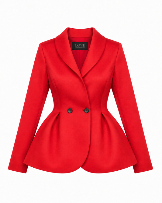 Bar jacket in red
