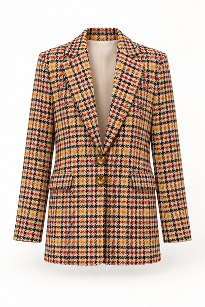 Wool squared jacket
