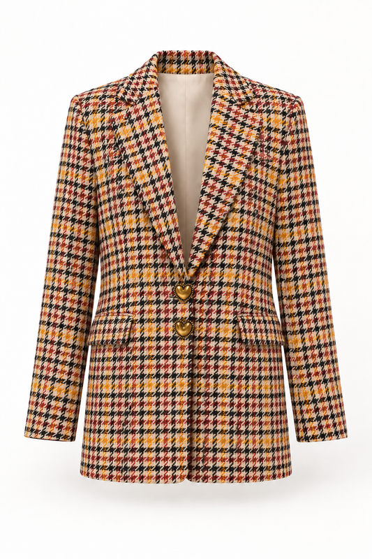 Wool squared jacket