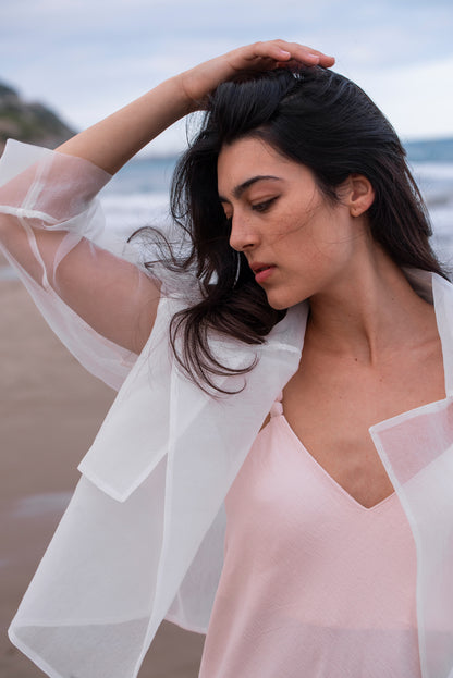 Powder Soft Linen Dress
