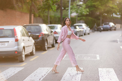 Conjunto Blush de bambú