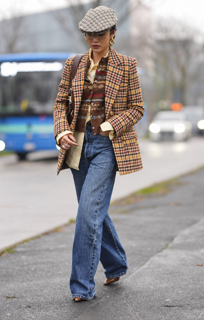 Wool squared jacket