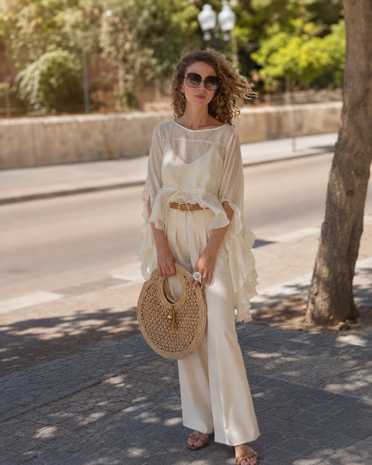Golden Hour Tencel Blouse