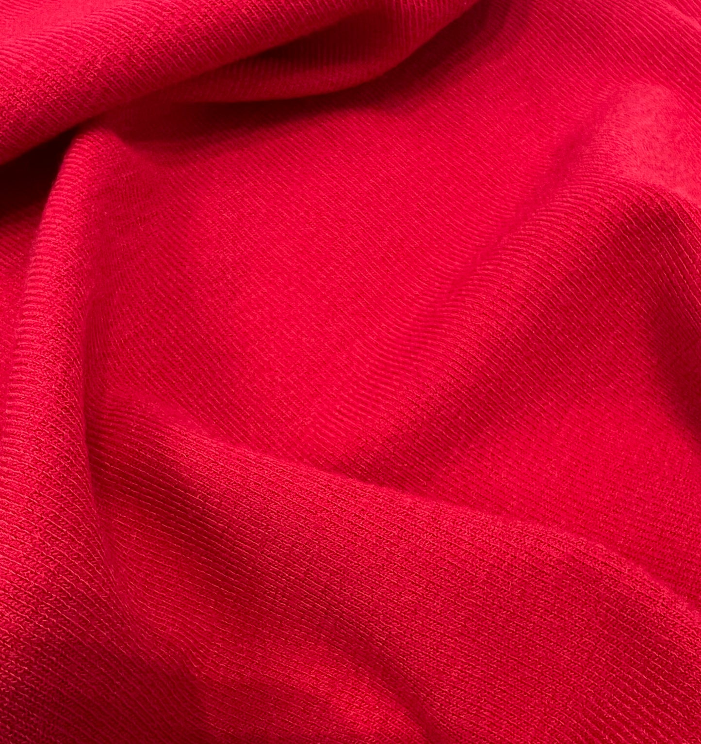 Traje rojo de mezcla de cachemir con blusa alargada