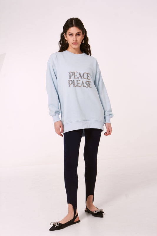 Sweatshirt Peace Please