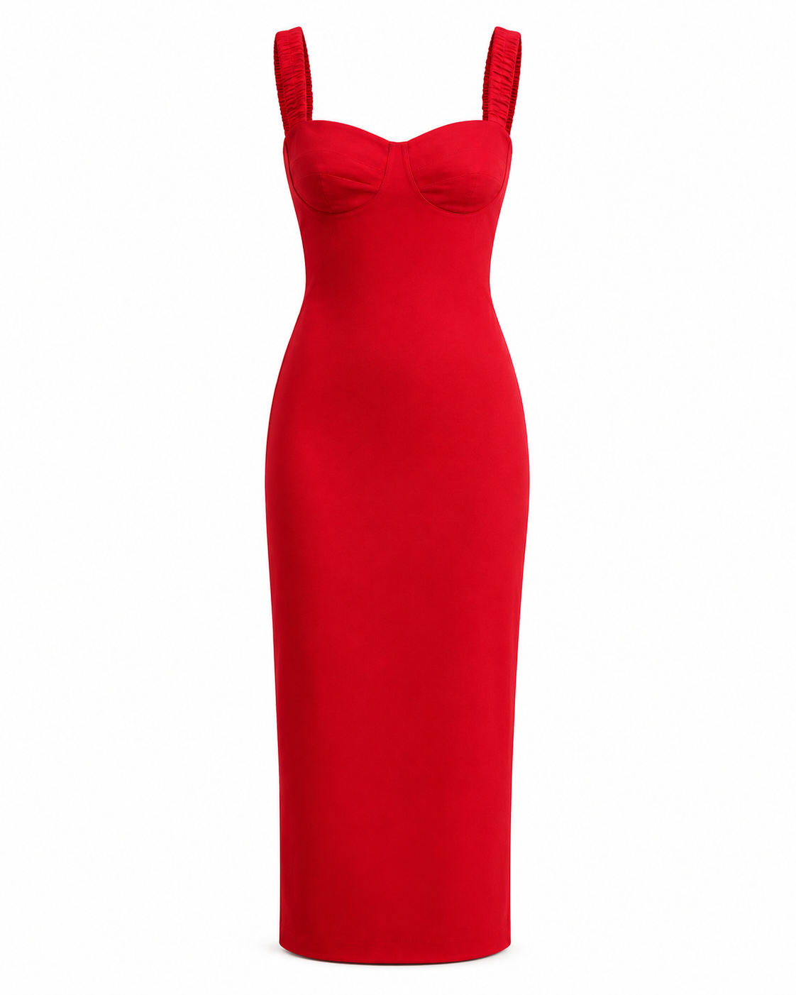 Loose fit  dress with fitted bodice